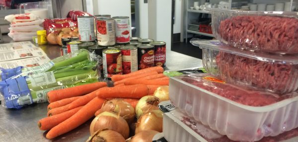 Surplus food waiting to be cooked