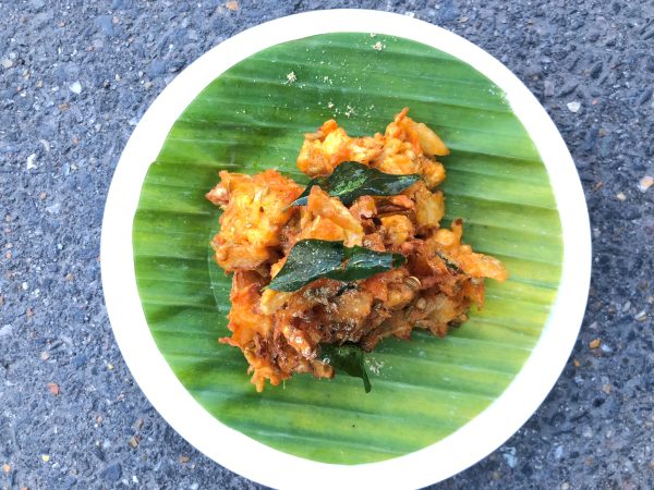 pakora on a plate