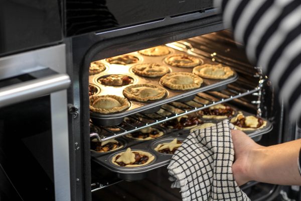 mince pies baking in the oven
