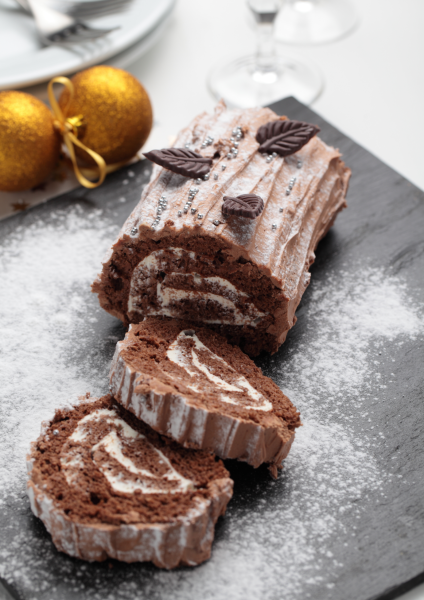 yule log/ swiss roll / roulade