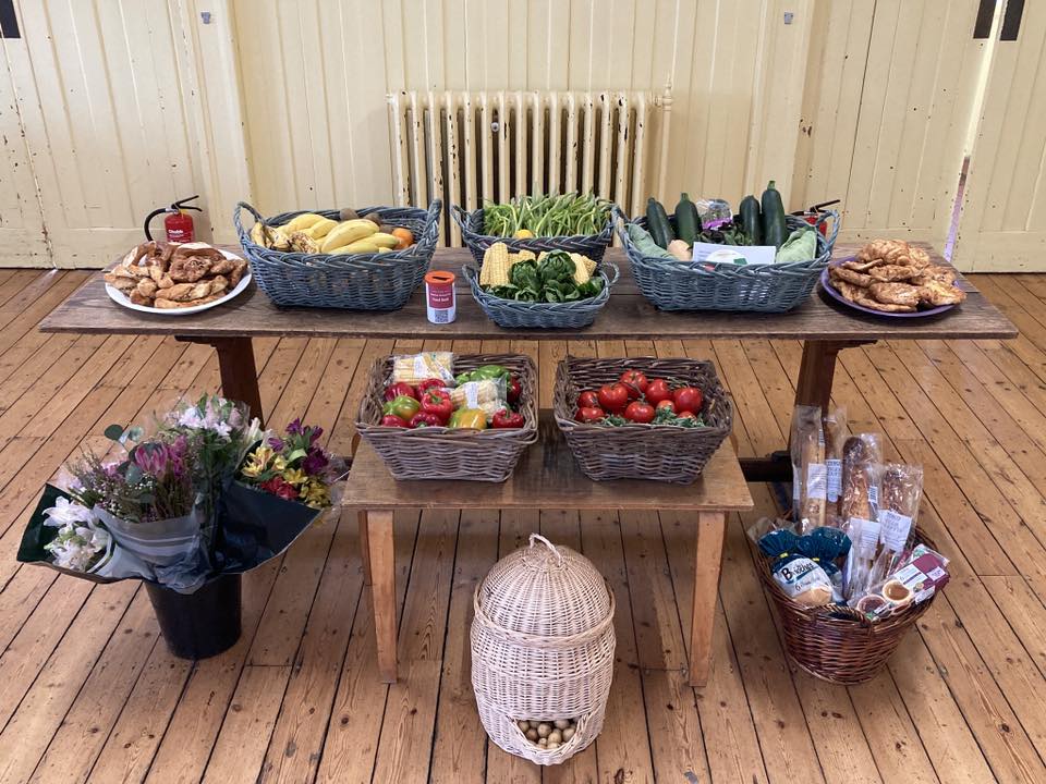 From bread to veg to flowers, the lucky dip can have a variety of surplus produce on offer.