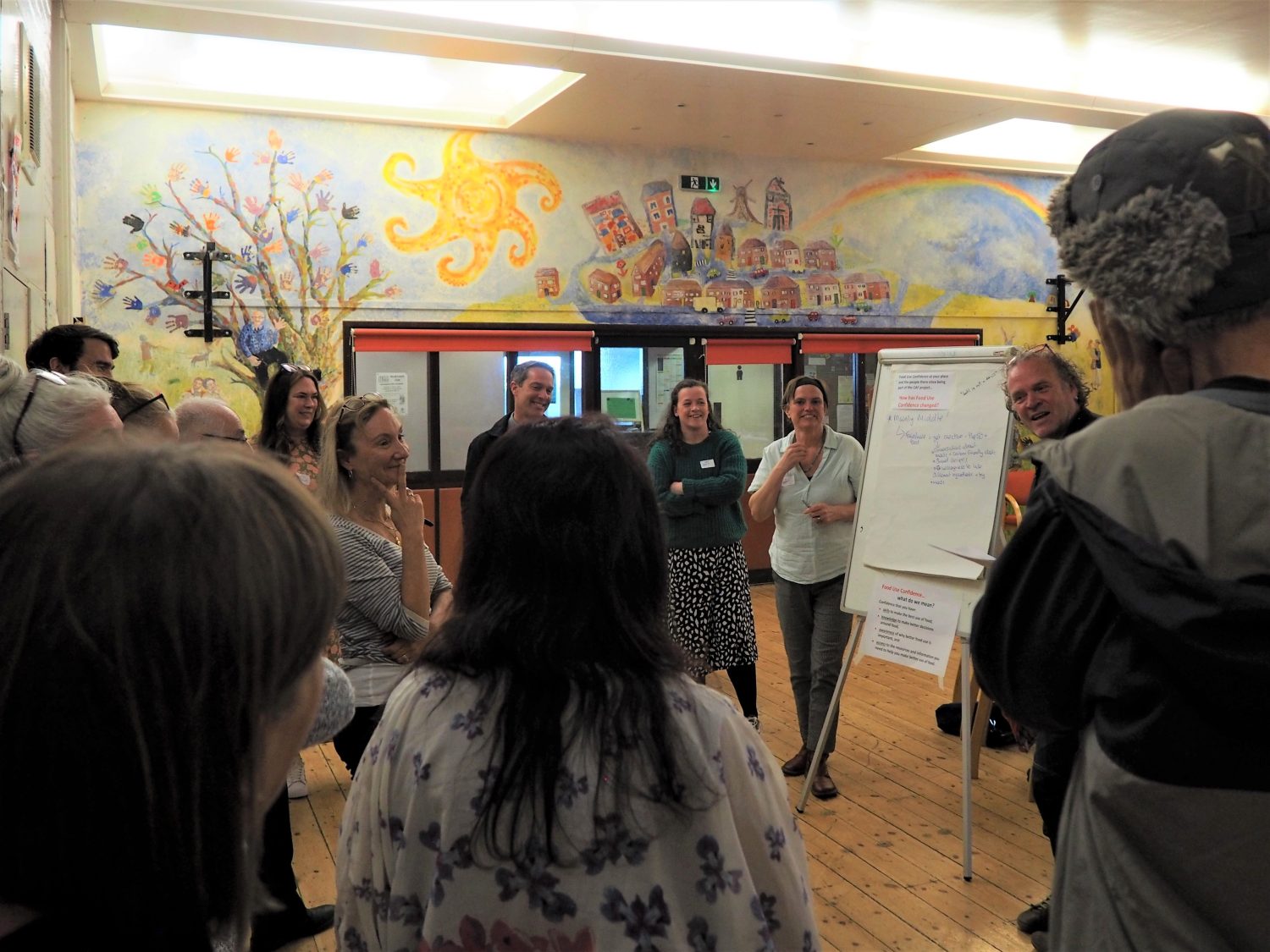 Working in Partnership together, meeting regularly to share values and ideas of the direction of the project