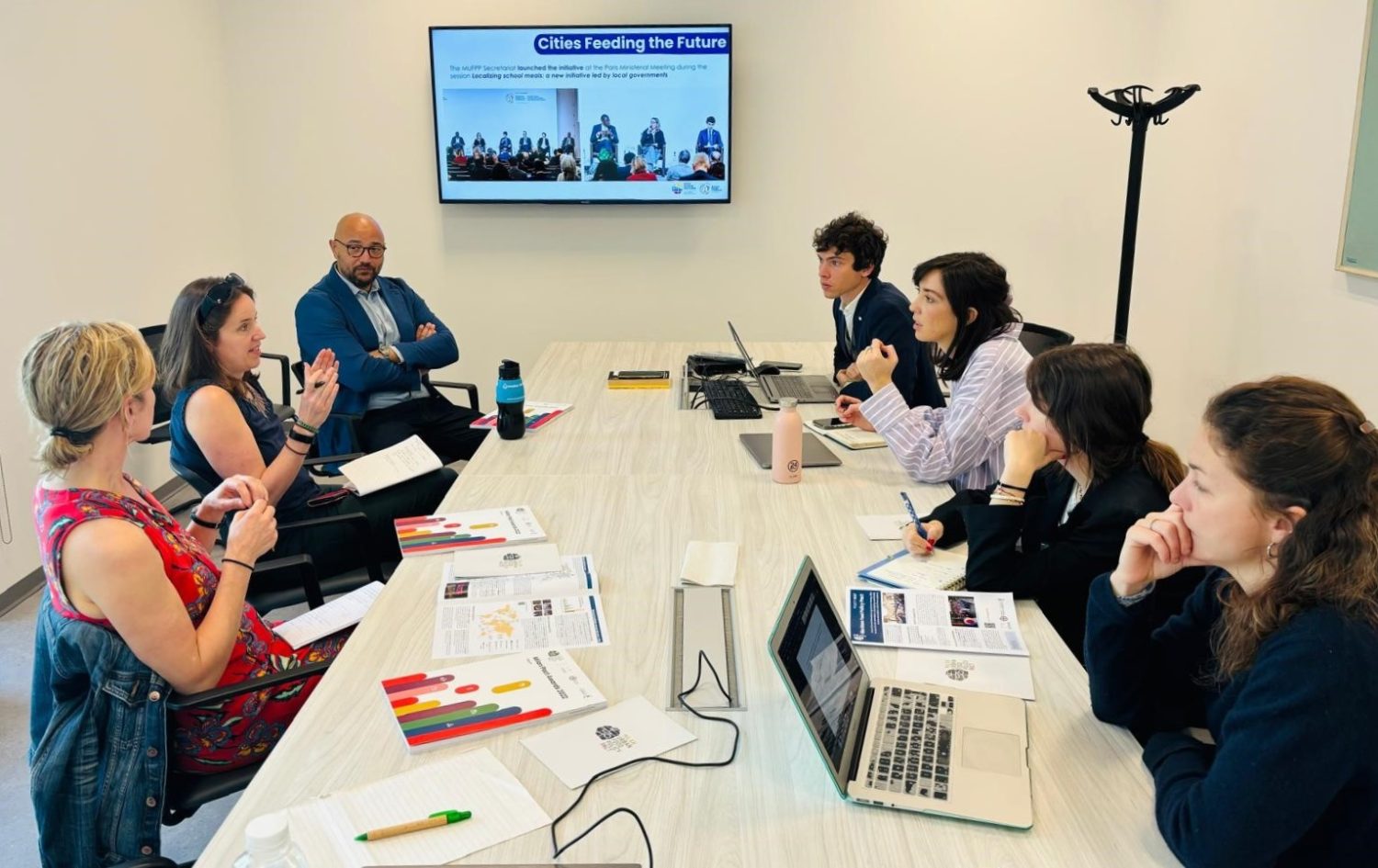 We met with the Milan Urban Food Policy team to hear about their urban food development work globally.