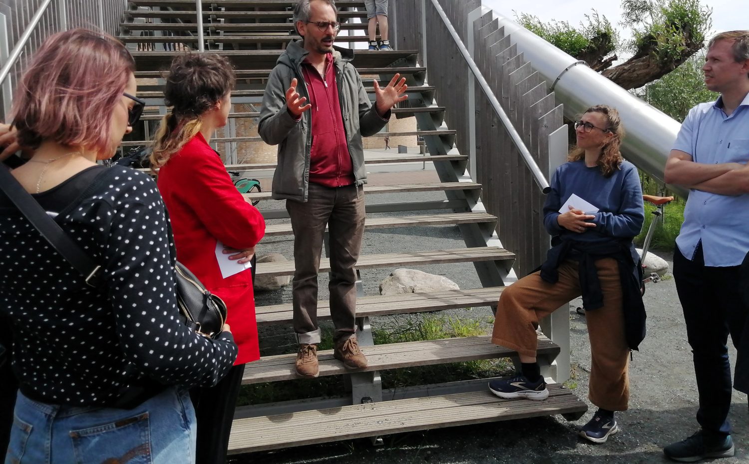 We learnt about how the site was co-designed by involving the local community.